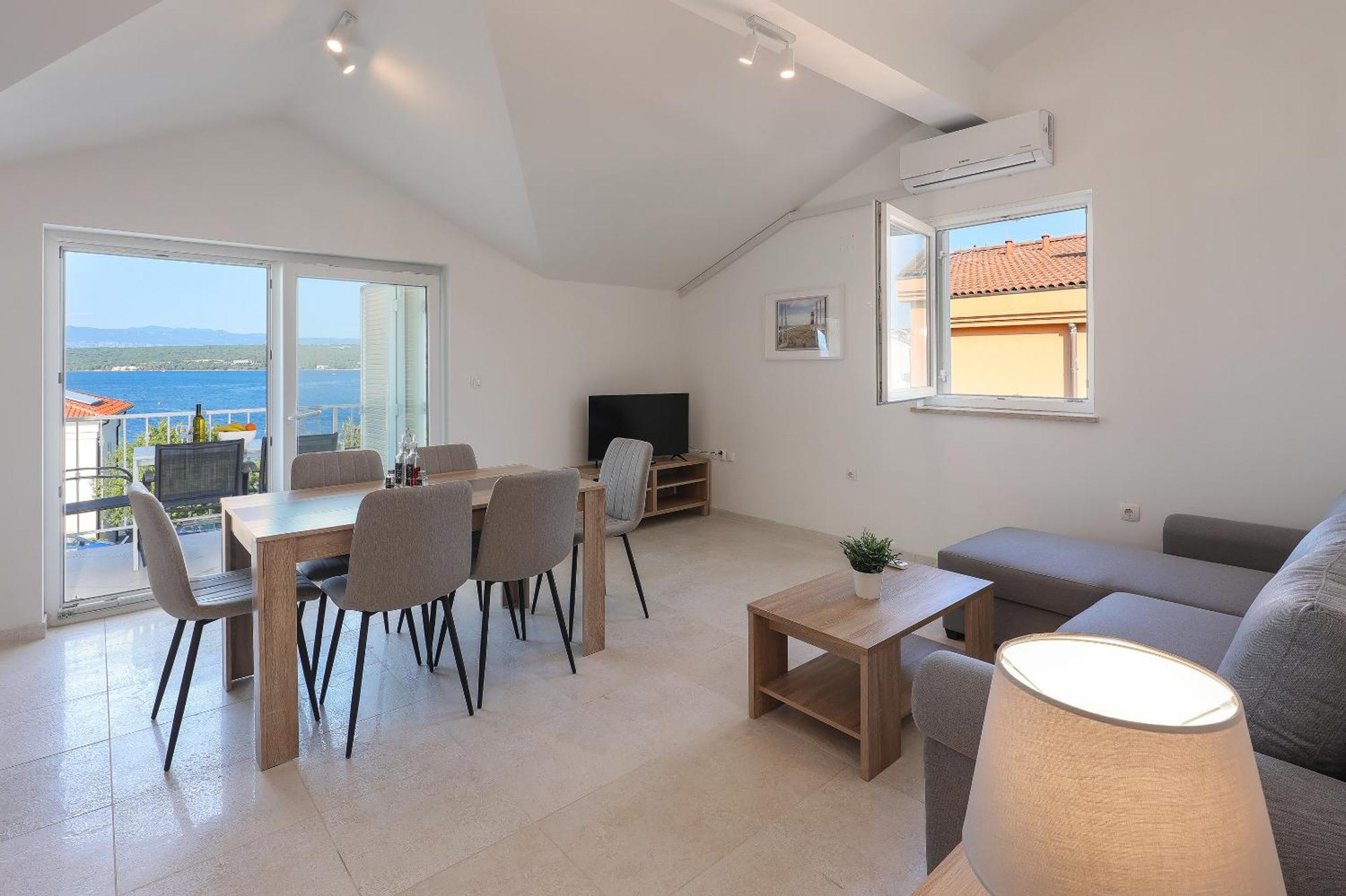Sea View By Moro Apartment Malinska Luaran gambar